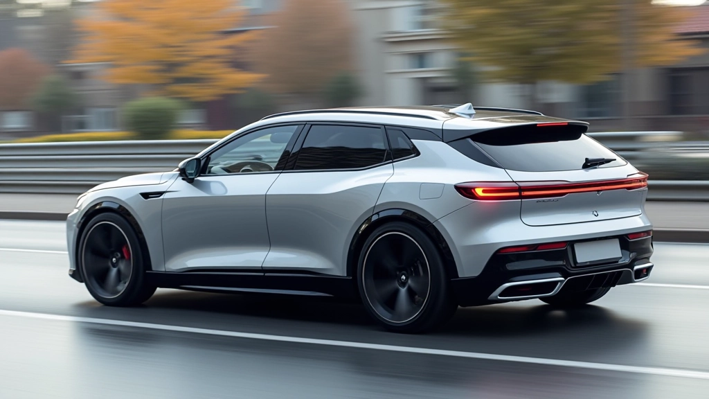 Modern car design showing clean lines and efficient proportions influenced by 1970s practical design philosophy